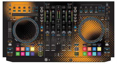 Denon DJ MC 7000 Skin Orange Dot